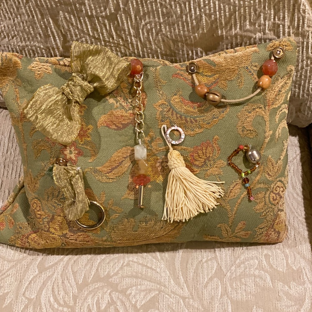FIDGET Blanket type PILLOW HANDCRAFTED
